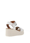Tamaris Suede Platform Sandals, White