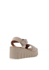 Tamaris Suede Platform Sandals, Taupe