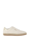 Tamaris Woven Rope Trim trainers, Off White & Gold