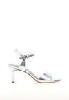 Tamaris Metallic Heeled Sandals, Silver