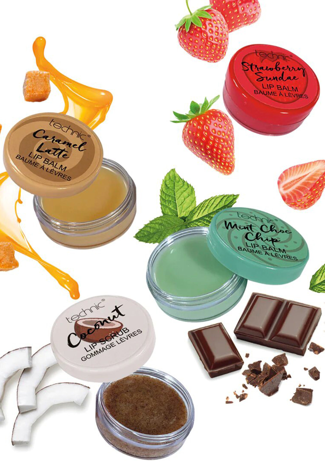 The Beauty Studio Technic Lip Balm & Scrub Gift Set