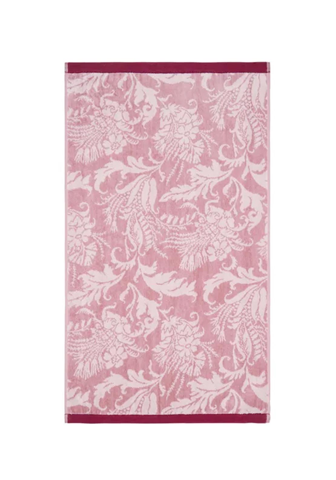 Ted Baker Baroque Print Towel, Dusky Pink - McElhinneys