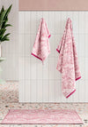 Ted Baker Baroque Print Towel, Dusky Pink