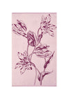 Ted Baker Tulip Print Towel, Dusky Rose