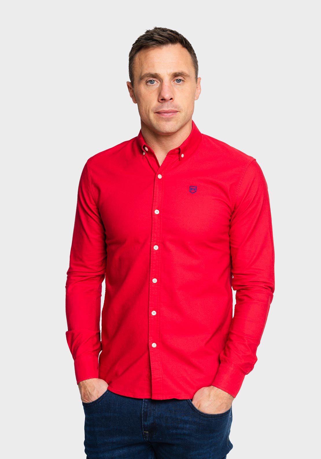 XV Kings by Tommy Bowe Tesoni Shirt, Red - McElhinneys