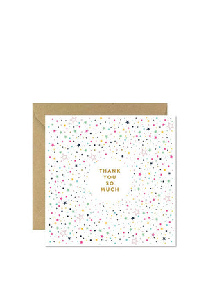 Bold Bunny “Thank You so Much” Greetings Card
