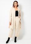Thanny Jersey Waterfall Back Jacket, Beige
