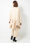 Thanny Jersey Waterfall Back Jacket, Beige