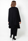 Thanny Jersey Waterfall Back Jacket, Black