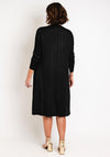 Thanny Pleated Waterfall Jacket, Black
