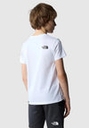 The North Face Boys Easy Logo Short Sleeve Tee, White