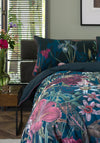 The Lyndon Company Tivoli Nighttime Cotton Duvet Cover Set, Navy