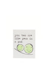 The Pear in Paper Peas in a Pod Card