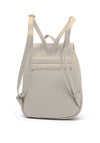 Zen Collection Pebbled Tassel Backpack, Cream