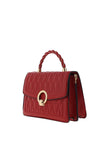 Zen Collection Geometric Quilted Grab Bag, Red