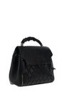 Zen Collection Geometric Quilted Grab Bag, Black
