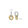 Ti Sento Elegant Circles Hoop Earrings, Gold