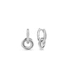 Ti Sento Elegant Circles Hoop Earrings, Silver