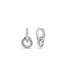 Ti Sento Milano Elegant Circles Hoop Earrings, Silver
