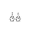 Ti Sento Elegant Circles Hoop Earrings, Silver