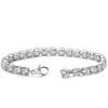 Ti Sento Square Crystal Bracelet, Silver