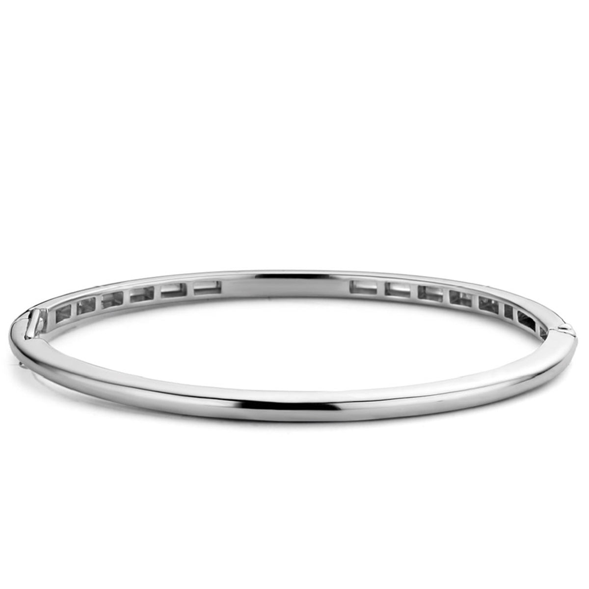 Ti Sento Silver Rhodium Plated Bangle