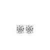 Ti Sento Large Zirconia Stud, Silver