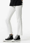 Tiffosi Girls Willow Cropped Flare Jeans, White