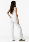 Tiffosi Lisa Flare Dressy Jumpsuit, White