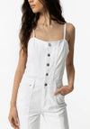 Tiffosi Lisa Flare Dressy Jumpsuit, White
