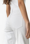Tiffosi Lisa Flare Dressy Jumpsuit, White