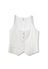 Tiffosi Genesis Pinstripe Waistcoat, White