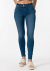 Tiffosi One Size High Rise Skinny Jeans, Medium Blue Denim
