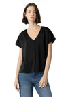Tiffosi Max Satin Blouse, Black