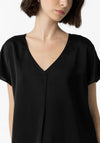Tiffosi Max Satin Blouse, Black