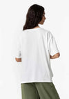 Tiffosi Strass Leaf Printed Diamante T-Shirt, White