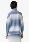 Tiffosi Keith Turtleneck Ombre Knit Sweater, Blue