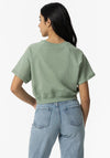 Tiffosi Girl Ying Short Sleeve Print Top, Green