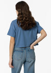 Tiffosi Girl Wonderland Oversized Crop Tee, Blue