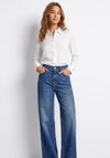 Tiffosi Button Up Blouse, Off-White