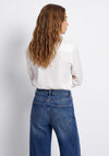 Tiffosi Button Up Blouse, Off-White