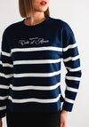 Tiffosi Robin Striped Sweatshirt, Navy