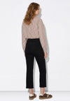 Tiffosi Cropped High Waisted Jeans, Black