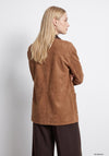 Tiffosi Saori Faux Suede Coat, Tan