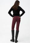 Tiffosi One Size Double Up Skinny Jeans, Wine