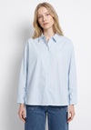 Tiffosi Pinstripe Long Sleeve Shirt, Blue Multi