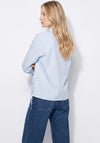 Tiffosi Pinstripe Long Sleeve Shirt, Blue Multi