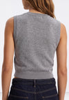 Tiffosi Argyle Pattern Knitted Vest, Grey Multi