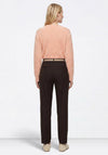 Tiffosi Straight Leg Trousers, Brown