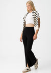 Tiffosi Flora Stretch Flare Leggings, Black